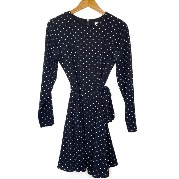 Xhilaration Black & White Polkadot Dress Small - Picture 2 of 9
